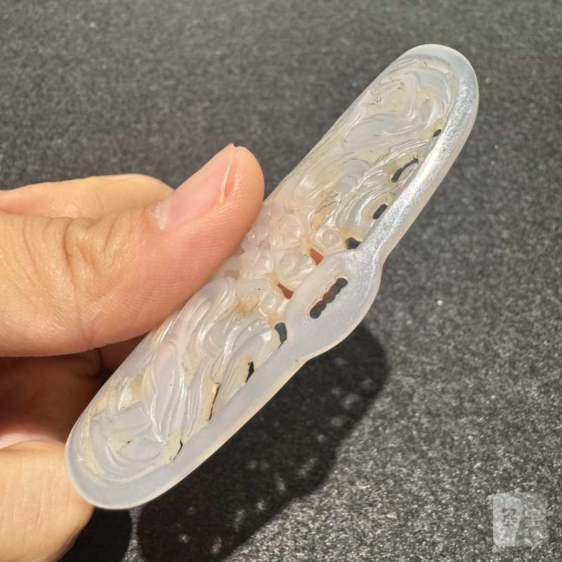 清 玛瑙臂鞲 - 图6